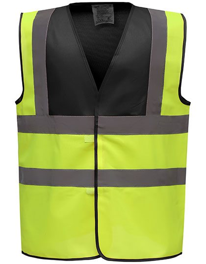 YOKO HVW100 Hi-Vis 2 Bands & Braces Waistcoat