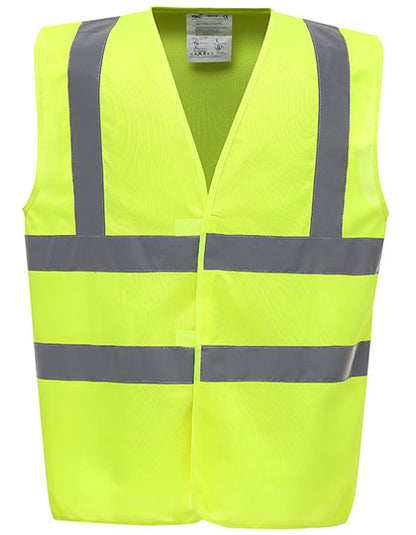 YOKO HVW100 Hi-Vis 2 Bands & Braces Waistcoat