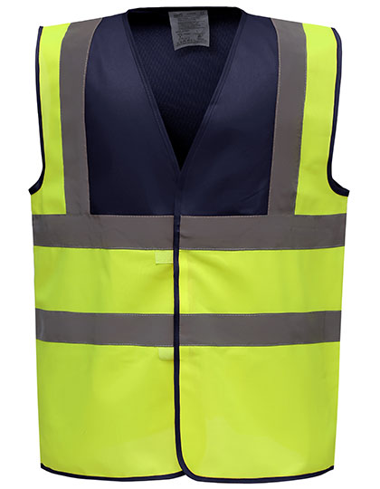 YOKO HVW100 Hi-Vis 2 Bands & Braces Waistcoat