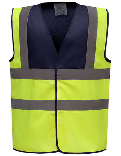 YOKO HVW100 Hi-Vis 2 Bands & Braces Waistcoat