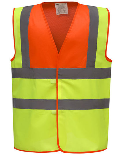 YOKO HVW100 Hi-Vis 2 Bands & Braces Waistcoat