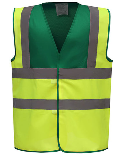 YOKO HVW100 Hi-Vis 2 Bands & Braces Waistcoat