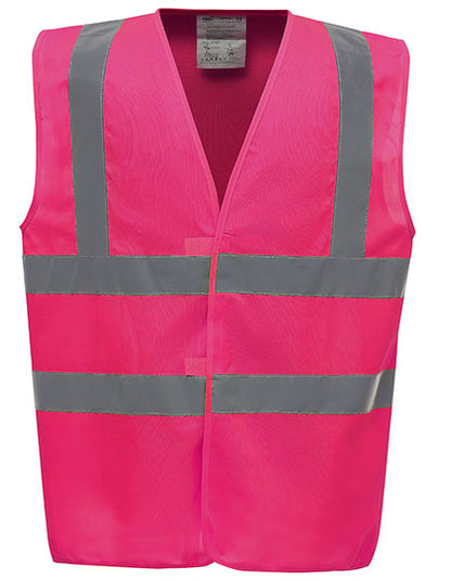 YOKO HVW100 Hi-Vis 2 Bands & Braces Waistcoat