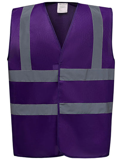 YOKO HVW100 Hi-Vis 2 Bands & Braces Waistcoat