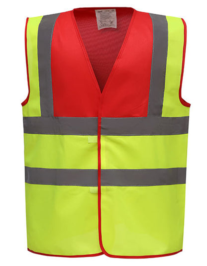 YOKO HVW100 Hi-Vis 2 Bands & Braces Waistcoat